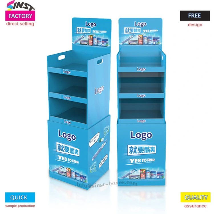 پایه نمایشگر مقوایی راه راه Candy FSDU