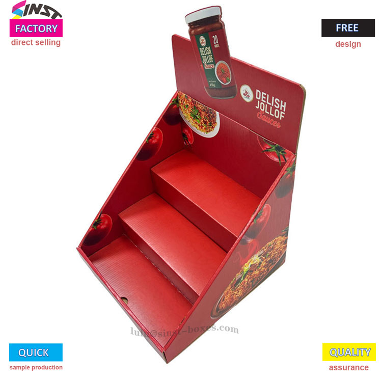Ketchup countertop display box