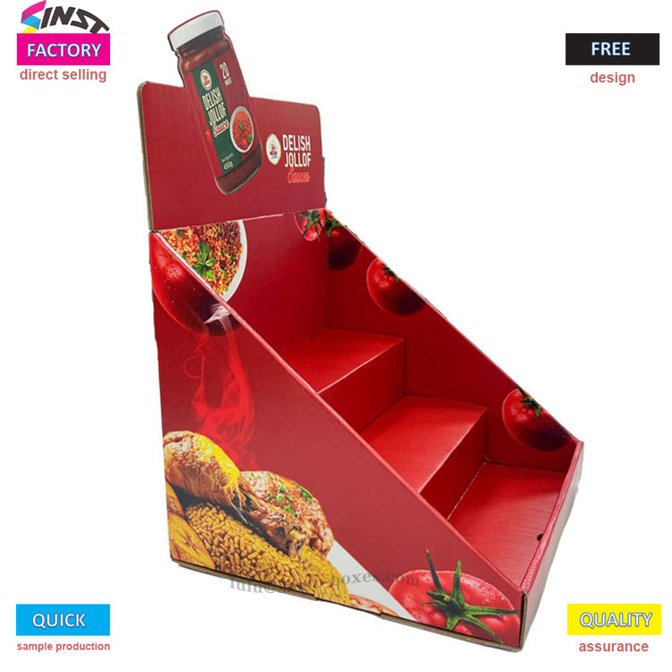 Ketchup countertop display box